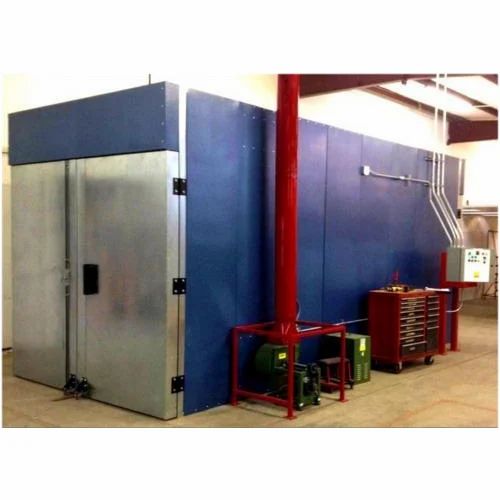 Industrial powder coating machine